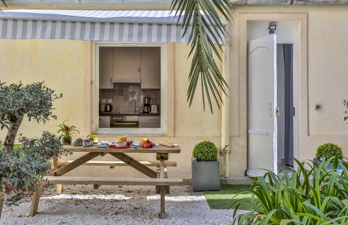Le Refuge Avec Terrasse Et Jardin, En Plein Centre-Ville, Gare 5 Minutes A Pieds Nice Bagian luar foto