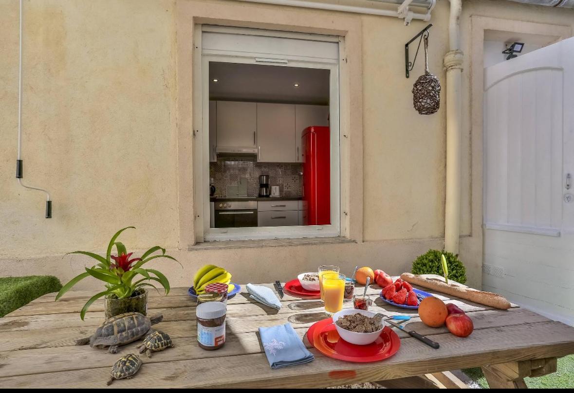 Le Refuge Avec Terrasse Et Jardin, En Plein Centre-Ville, Gare 5 Minutes A Pieds Nice Bagian luar foto